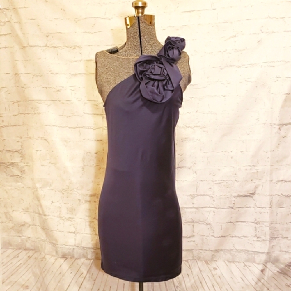 New Elijah Cocktail Dress One Shoulder Small